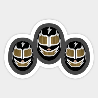 Three Machines Japanese Wrestling Sticker